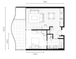 Apartment Floor Plan for sale in Glen Iris